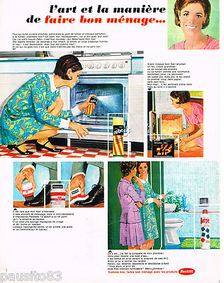 REKLAME WERBUNG 055 1968 RECKITT ZEBO PATTAWAX HARPIC Pflegeprodukte