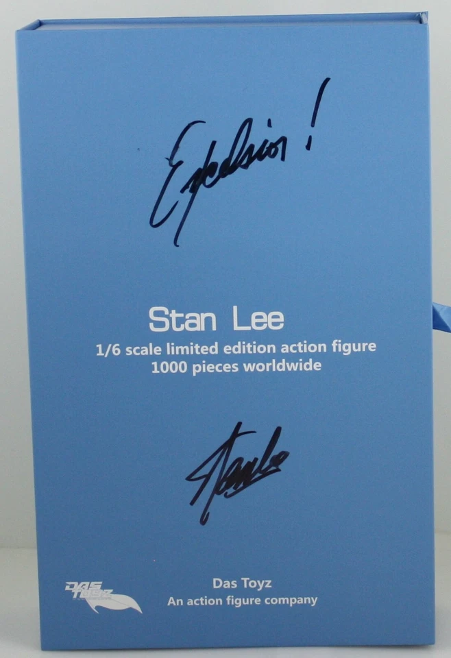 达斯·托伊兹 1/6 比例斯坦·李签名亲笔签名 12 英寸可动人偶雕像新品 — 第 3/4 张图片