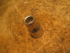 Vintage John Deere TY3173 7/16" Shallow Socket 1/2" Drive 12 Point Made In USA