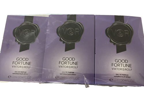 12 X Viktor & Rolf Good Fortune Eau De Parfum Spray Samples 1.2 ml