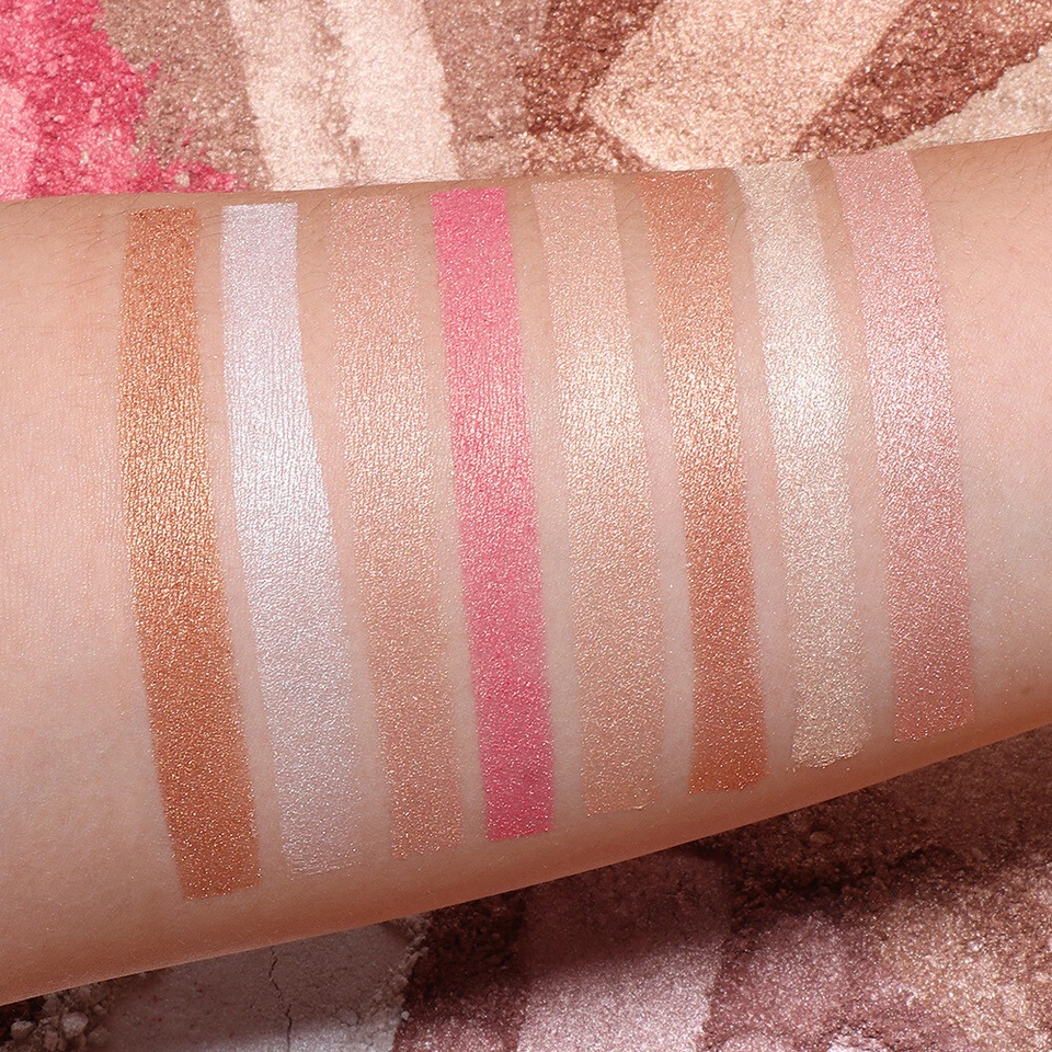 Diamond Highlighter Palette Face Eye Body Natural Gloss High Light Baked Powder - Image 3 of 4