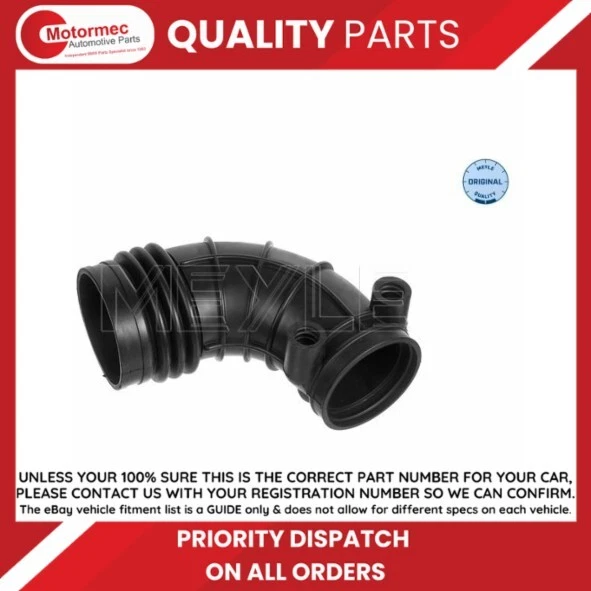 For BMW E34 525i M50 Air Intake Hose / Mass Air Flow Sensor Hose 