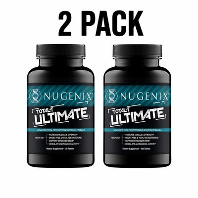 Nugenix Total-T Ultimate 120ct TestoBooster Muscle Stamina & Vitality 2 PACK