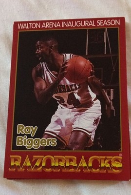 1993-94 Phipps Arkansas Razorbacks - Ray Biggers (RC)