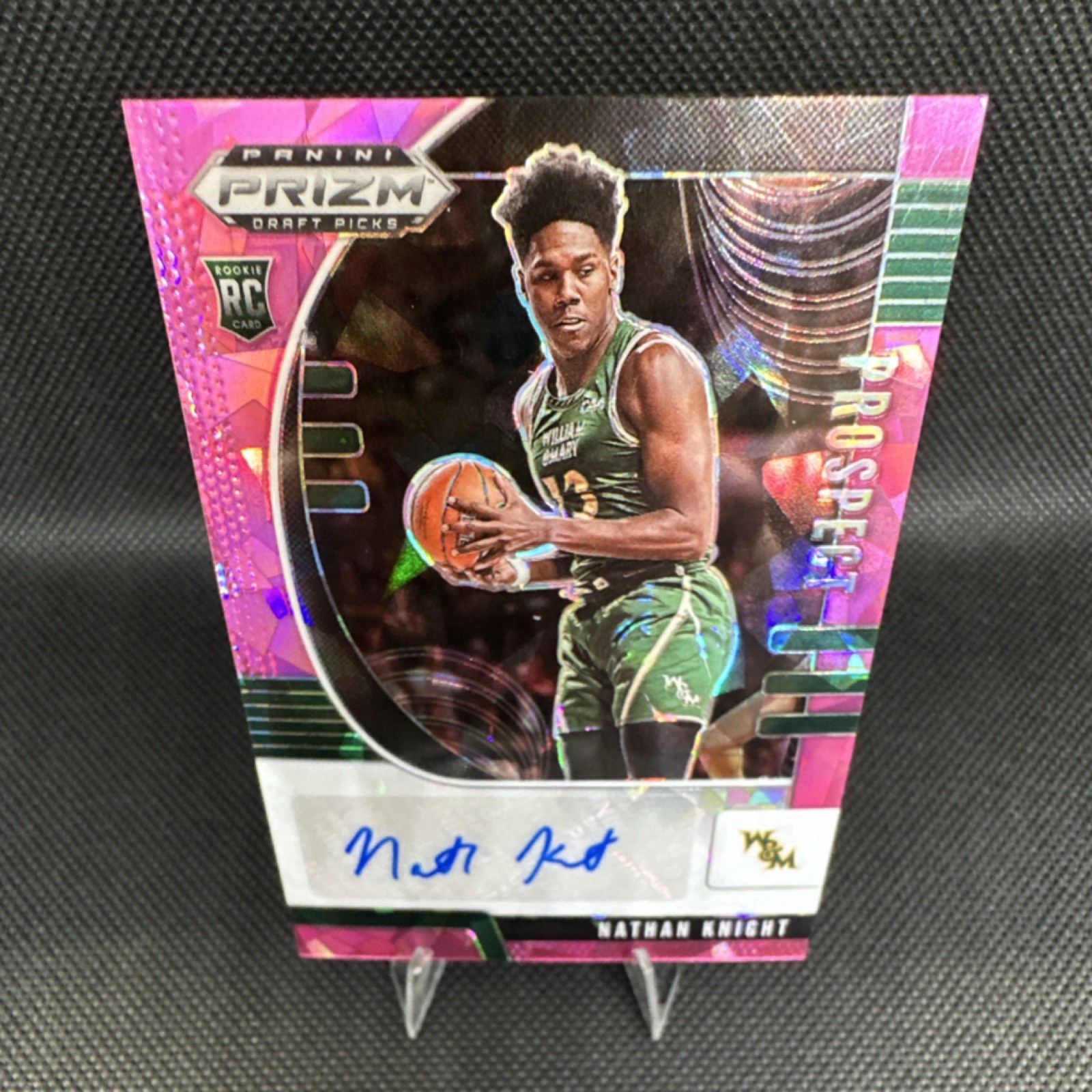 Panini 2020-21 Prizm Draft Nathan Knight Prospect Auto Pink Ice #PA-NK