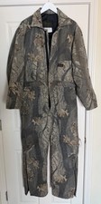 Vintage Liberty Realtree Camo Insulated Hunting Coveralls Jumpsuit Workwear Sz L