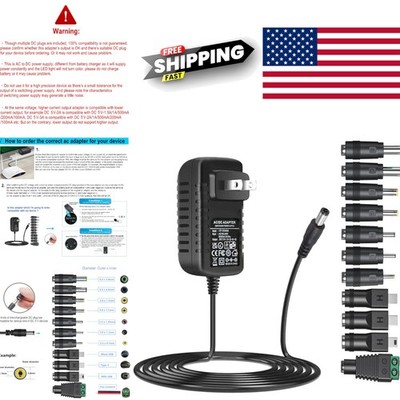 Universal 5V Power Adapter with Fast Charging for Raspberry Pi and Speakers