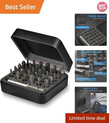 31-in-1 S2 Steel Screwdriver Bit Set with Magnetic Holder for All Tasks