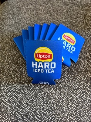 Lipton Hard Iced Tea Blue Can Cooler Sleeve Koozie Set of 8 - #1504