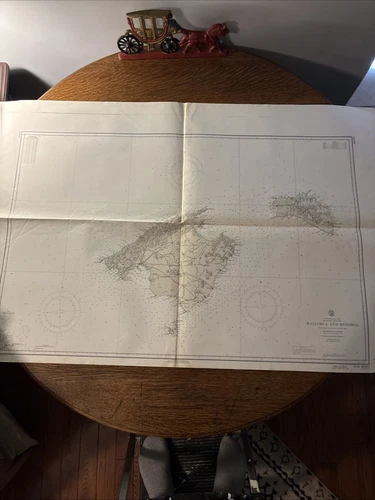 1967 Mediterranean Sea Alaric Islands nautical chart