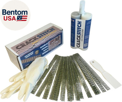 Crackstitch 15Pk Concrete Crack Repair Kit|Diy Foundation Crack Repair|Basements