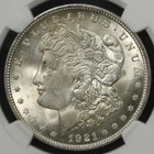 1921 NGC MS64 Morgan Silver Dollar