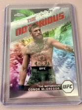 2024 TOPPS CHROME UFC CONOR MCGREGOR AKA THE NOTORIOUS REFRACTOR