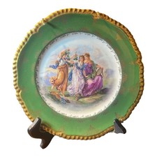 Antique JF Austria Hand Painted Signed C. Kaufmann Wien Cabinet Plate 8.5”