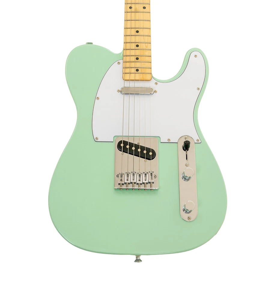 Fender Squier Affinity Telecaster - Verde surf con bolsa de concierto Foto 4 de 4