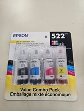 Genuine Epson 522 Printer Ink Ecotank Refill NEW