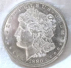 1880-S 90% Silver Morgan Dollar Uncirculated Cond