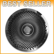 Universal 12" Subwoofer Mesh Grille - Stylish Black Finish