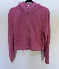 Lululemon Women s Full Zip Scuba Hoodie, Size XS/S, Color Pink Blossom