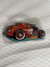 Custom Retro Hotrod 3.5" Magnet Plaque Fridge Refrigerator Kitchen Home