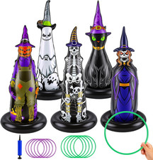 Halloween Inflatable Ring Toss Games, Halloween Game for Kids Adults Family