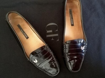 Women Gianfranco Ferre Heels Black Leather 38