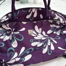 Tripp Purple Flowered Hold-all. Hardly Used