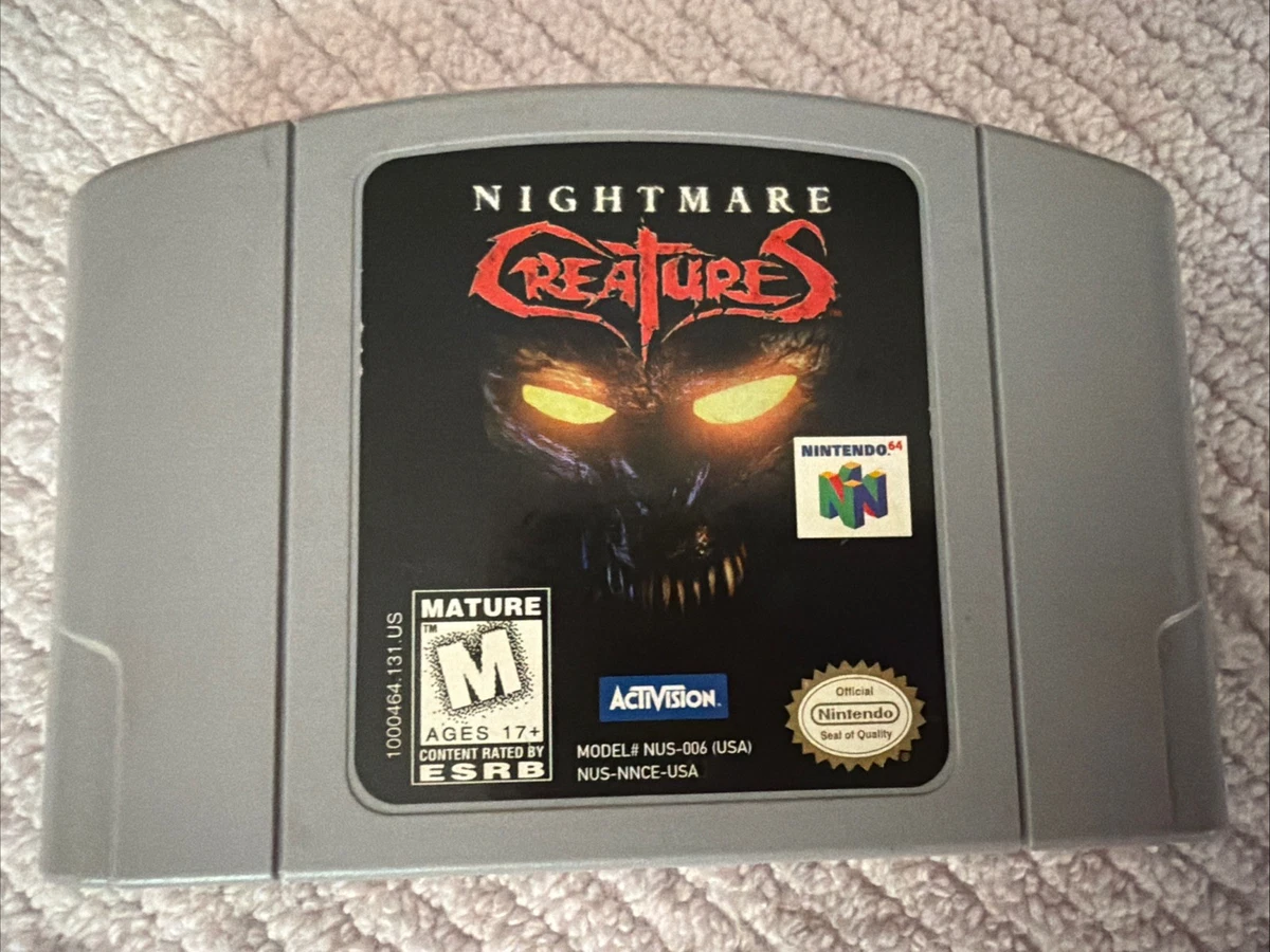 Nintendo 64 Nightmare Creatures Video Games for sale - eBay