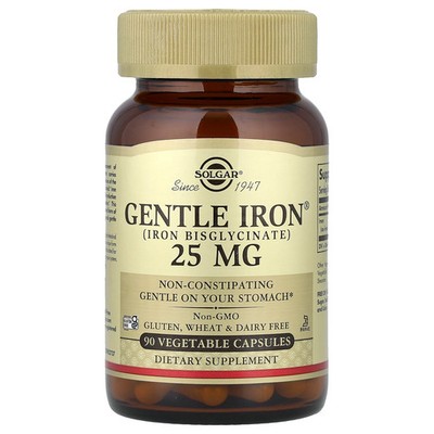 Gentle Iron , 25 mg, 90 Vegetable Capsules