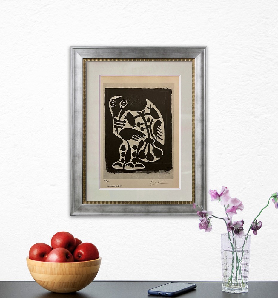 Pablo Picasso, Original Hand-signed Lithograph with COA & Appraisal of $3,500