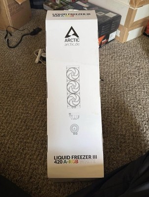 ARCTIC Liquid Freezer III 420 A-RGB white PC Water Cooler Computer Cooling CPU