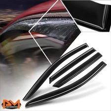For 15-24 Ford Edge Tape-on Side Window Visors Sun Guards Rain Deflector 4Pcs