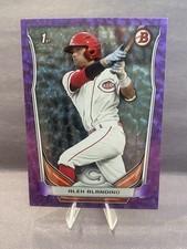 2014 Bowman Draft 1st -Alex Blandino #DP25 Purple Ice /99 Cincinnati Reds