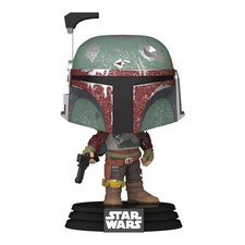 Figura Funko Pop Star Wars The Mandalorian Estilo Boba Fett Marshal Con Opcion C