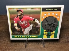 2025 Topps Heritage Elly De La Cruz 76 Player Icons #76PI-25 Cincinnati Reds