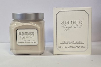 Laura Mercier Body & Bath AMBRE VANILLE Souffle Body Creme - 12 oz / 300 ml NIB