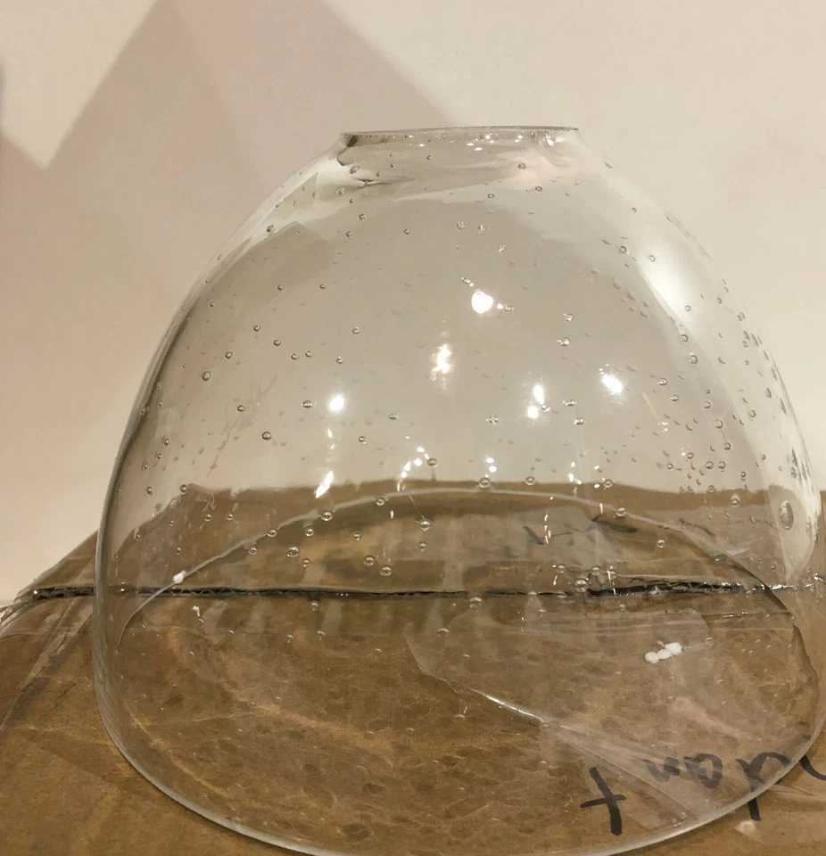 Golden Lighting 3118-M1L BLK-SD Hines 1-Light Black Pendant Seeded Glass Shade - Image 3 of 4