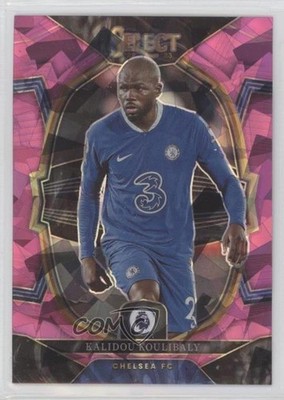 2022 Panini Select Premier League Terrace Pink Ice Prizm Kalidou Koulibaly r7o