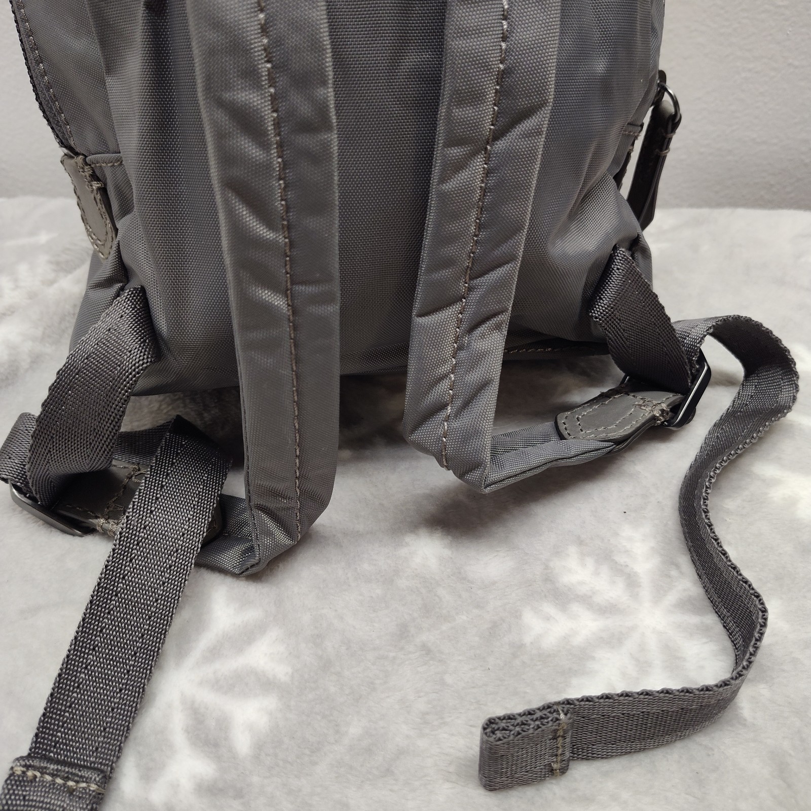 Frye Durable Nylon Mini Backpack With Leather Tri… - image 8