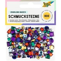 2 Bis 60X Folia Schmucksteine, Sortiert Eckig Und Rund, Sortiert Bis 62% Rabatt