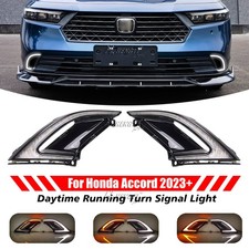 Fog Light Upgrade Led Daytime Running Light Turn Signal For Honda Accord 2023-25