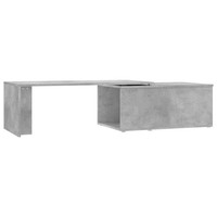Tinkaro Couchtisch Betongrau 150 X 50 X 35 Cm Spanplatte