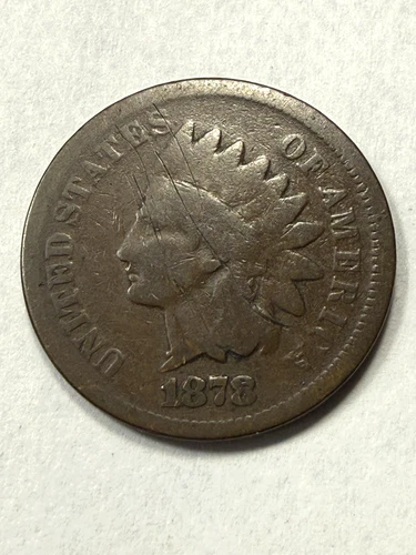 ** 1878 INDIAN CENT- GOOD  (FILL THAT SPOT IN YOUR SET)-  PRICED TO SELL 🔥 **