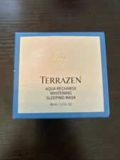 TERRAZEN Aqua Recharge Whitening Sleeping Mask 80 Ml Open Box