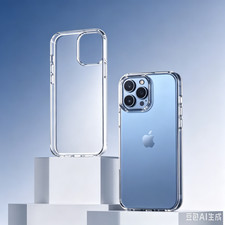 For iPhone 15 14 13 12 11 Pro Max Mini Soft Silicone Clear Cover Shockproof Case