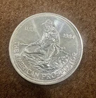 Engelhard 1984 "The American Prospector" 1 Troy Oz .999 Fine Silver Coin