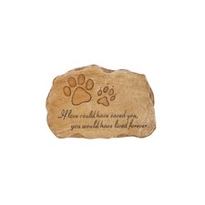 Evergreen Garden Pet Paw Print If Love Could Have Saved You Garden Memorial S...