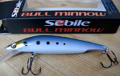Wobbler Sebile Bull Minnow  Tiefe 0,9-1,8m Gewicht 21g American Shad mit Rassel