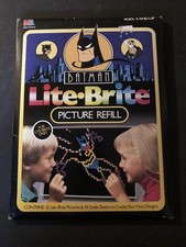 Vintage Batman NEW SEALED Lite Brite REFILLS Milton Bradley DC Comics 1992