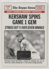 2018 Heritage World Series Highlights 100th Anniversary /25 Clayton Kershaw fm0